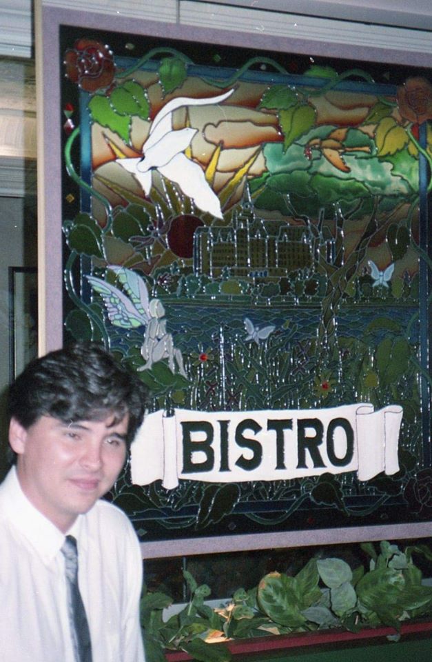 Early stained-glass work, Delta Bessborough Hotel
